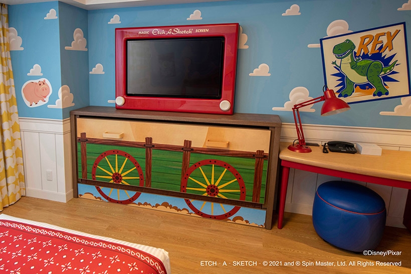 飯店重現電影中的安迪房間