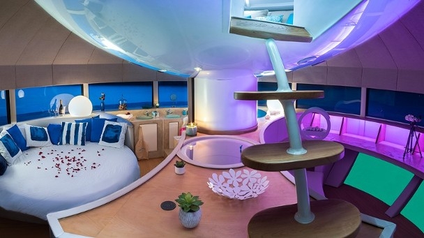 海上渡假套房的船內設備