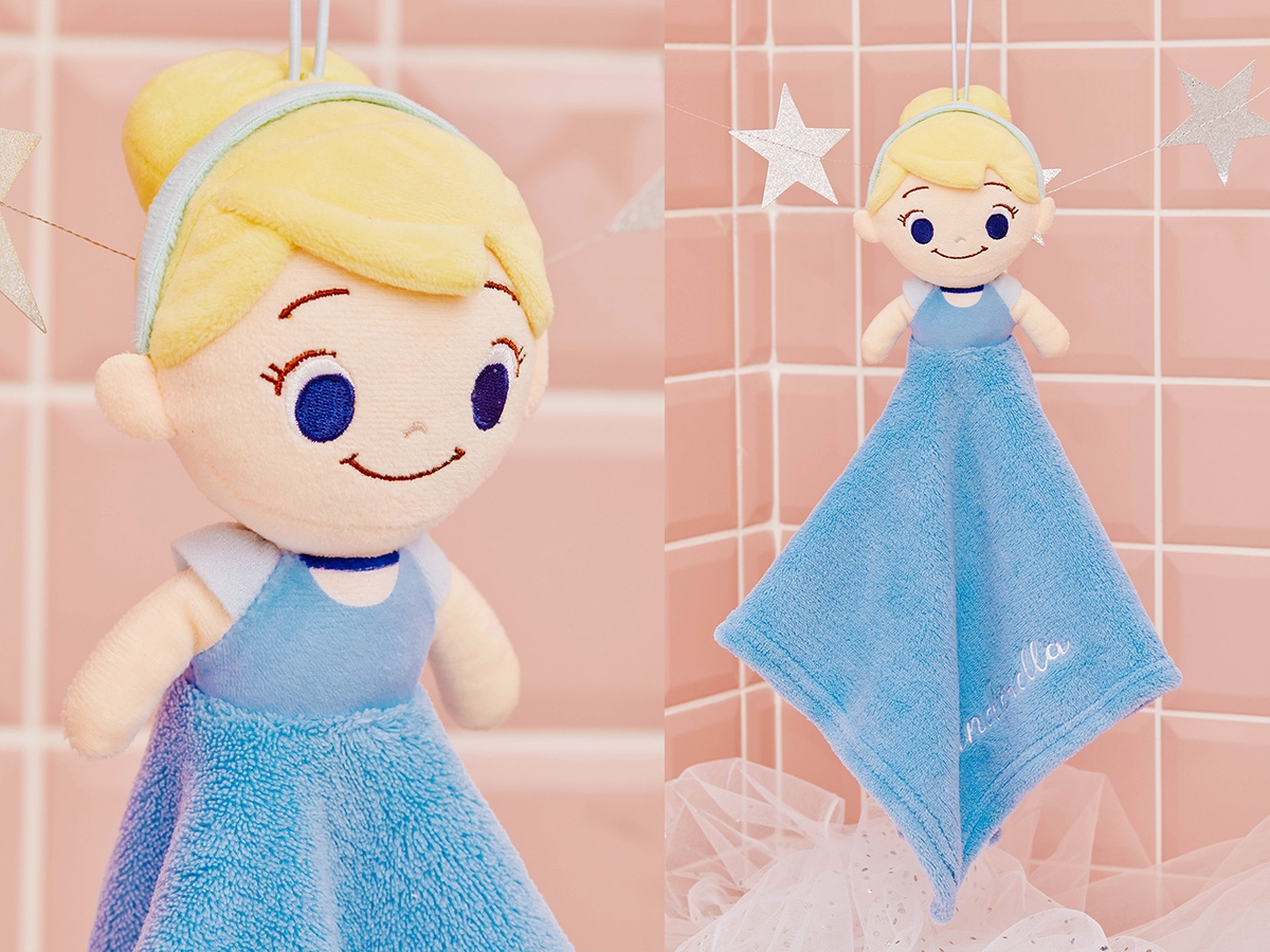 公主玩偶擦手巾《灰姑娘》仙度瑞拉