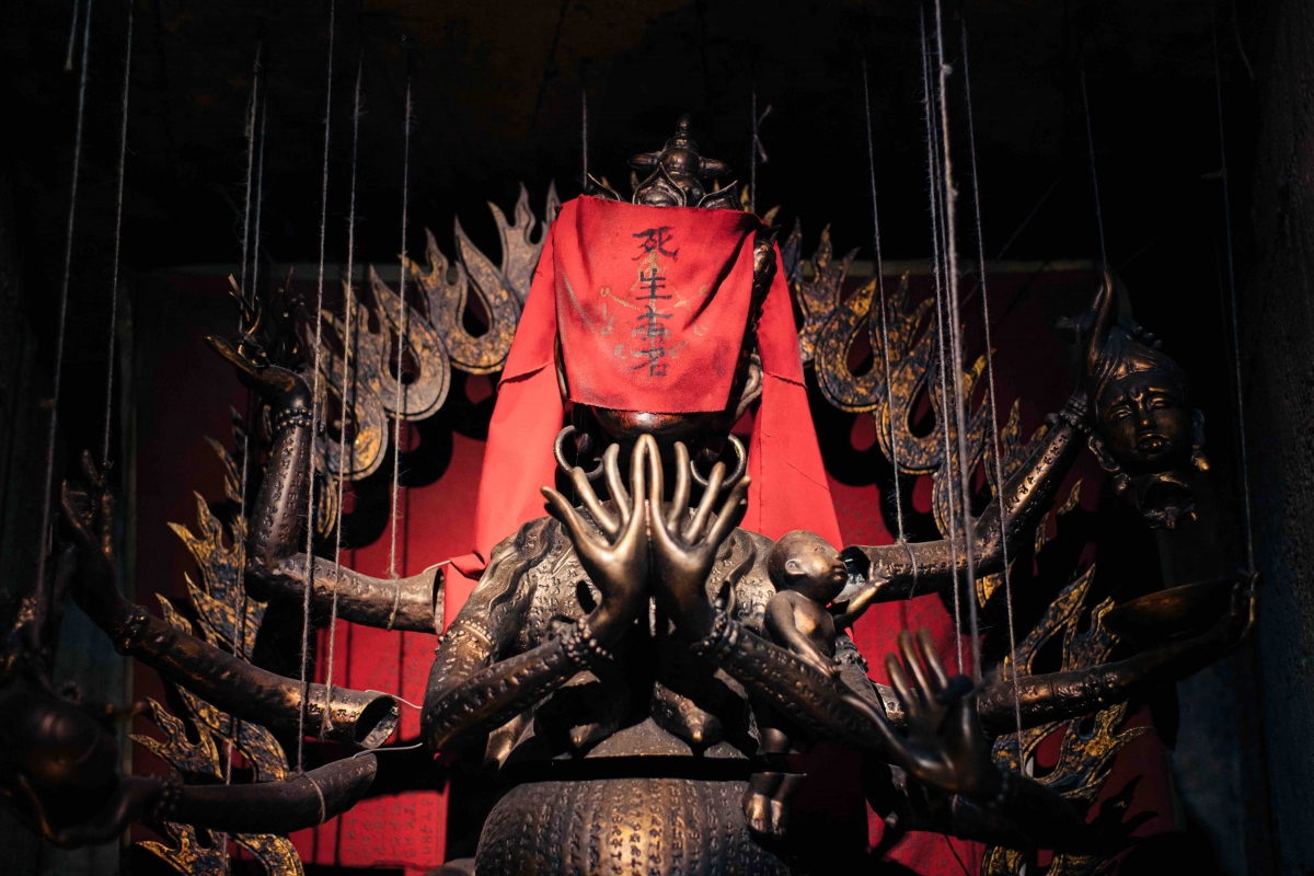 《咒》電影中的虛擬神明大黑佛母