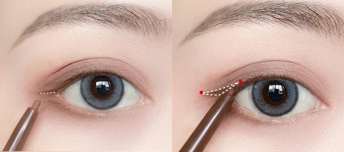 萬用眼線畫法3:日常平拉眼線