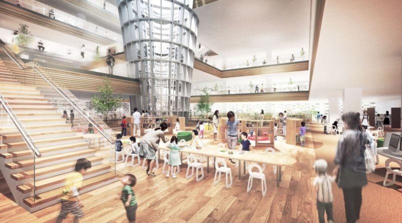 館內3樓為親子閱讀區。