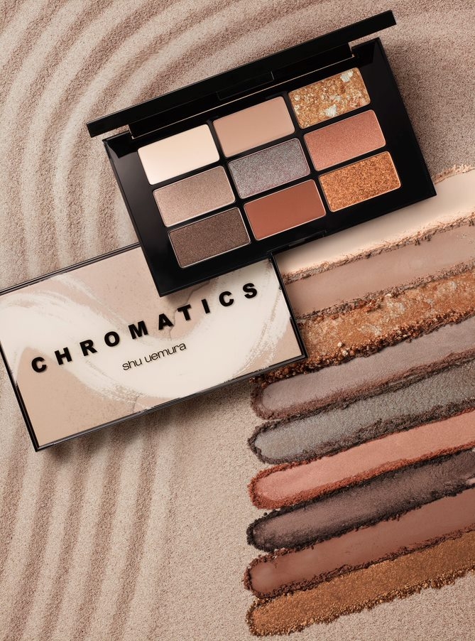 植村秀 時尚大師9色眼影盤(#冷淡沙漠)