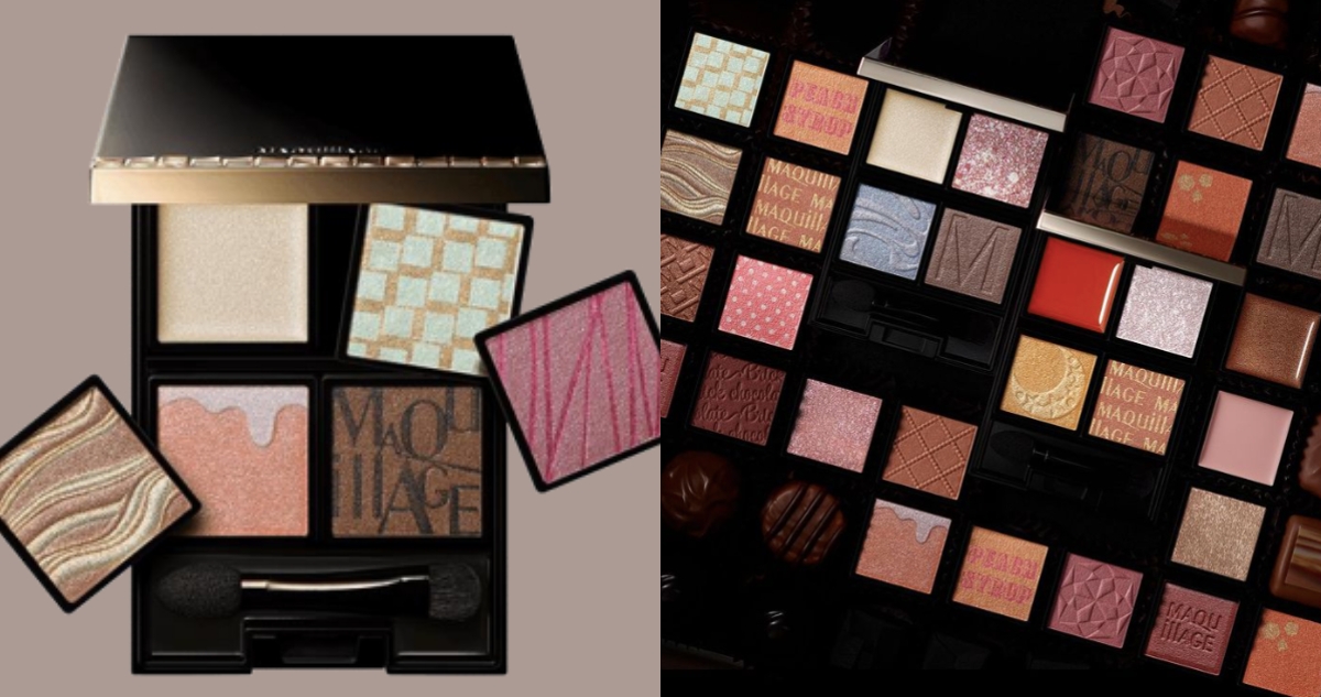 2022春夏彩妝新品推薦:心機彩粧 熱戀巧克力拼色眼影,NT$250 (眼影盒另外加購NT$225)