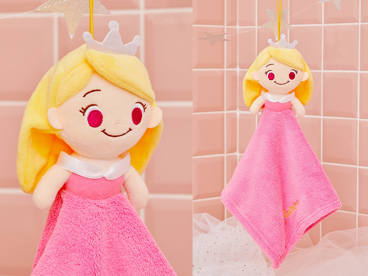 公主玩偶擦手巾《睡美人》奧蘿拉