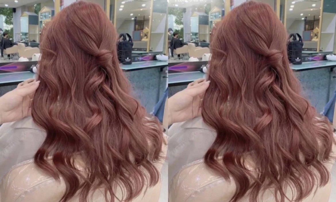 2022春夏髮色推薦：柔霧粉棕色