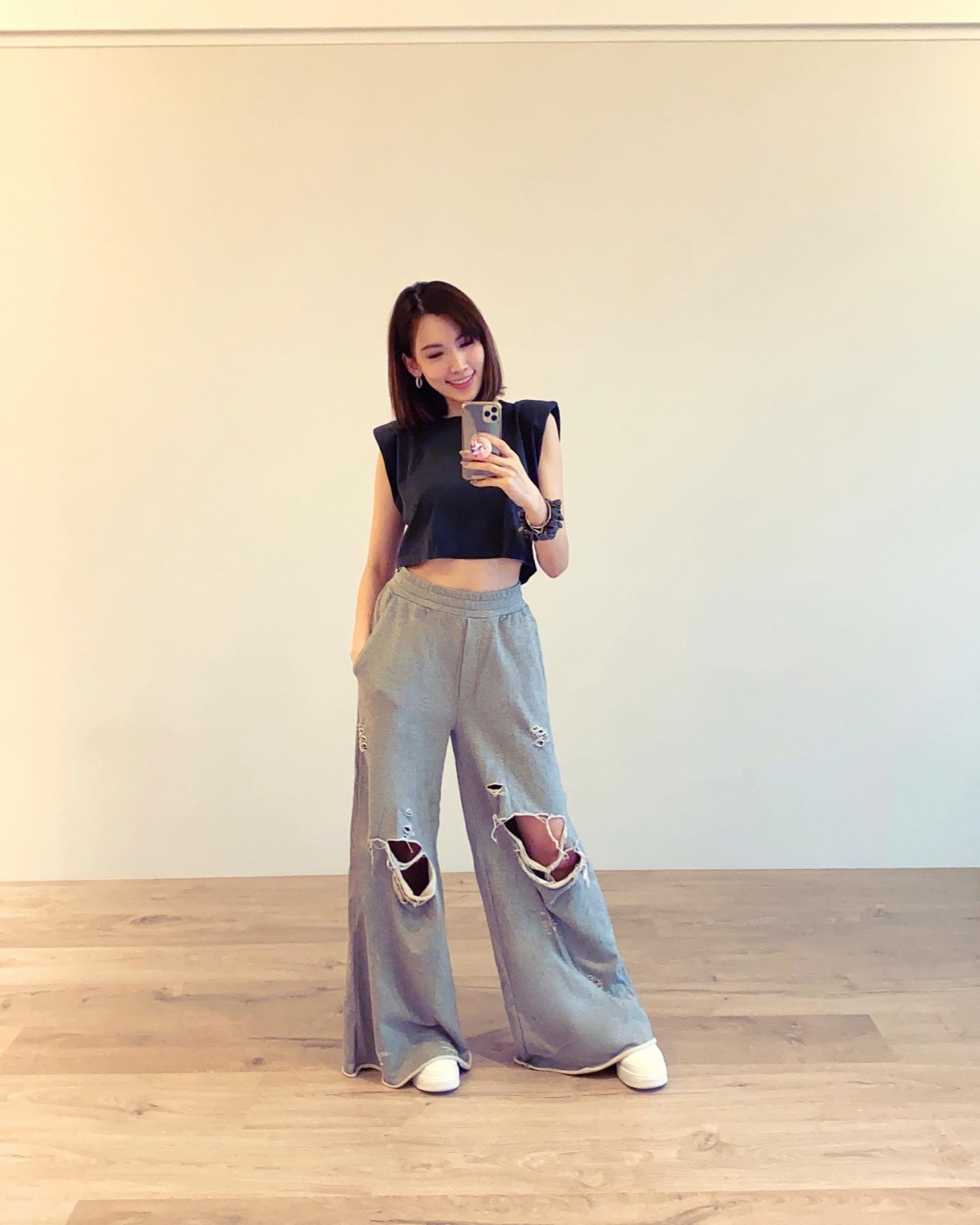 她表示每天固定做5件事維持體態