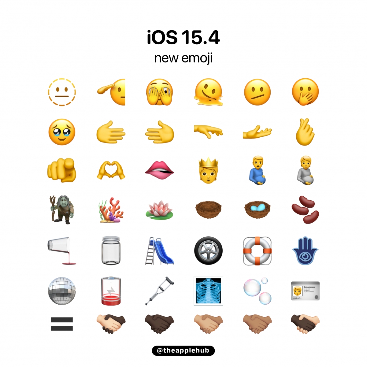iOS 15.4 更新#112種新Emoji