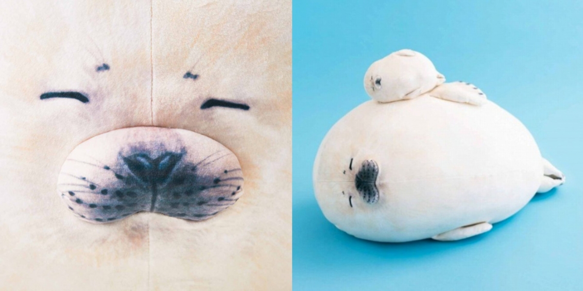FELISSIMO和日本水族館合作推出「小海豹抱枕」。