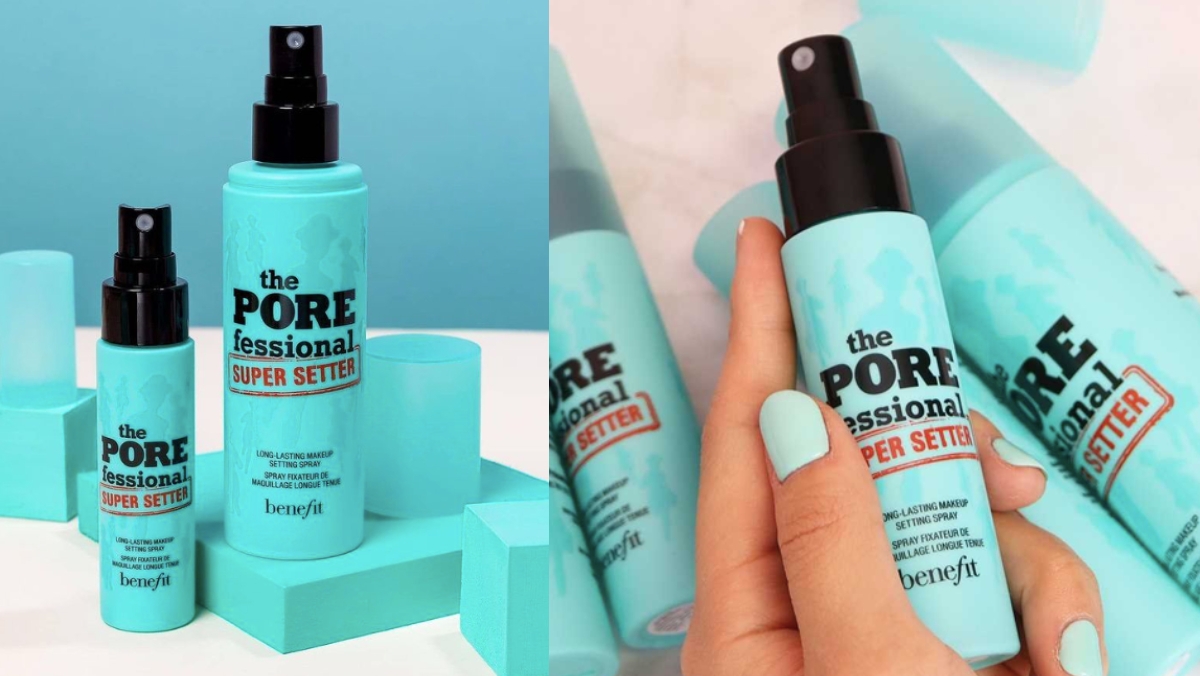 2022定妝噴霧推薦4：benefit 嘖嘖稱齊無油慮定妝噴霧，NT$1180