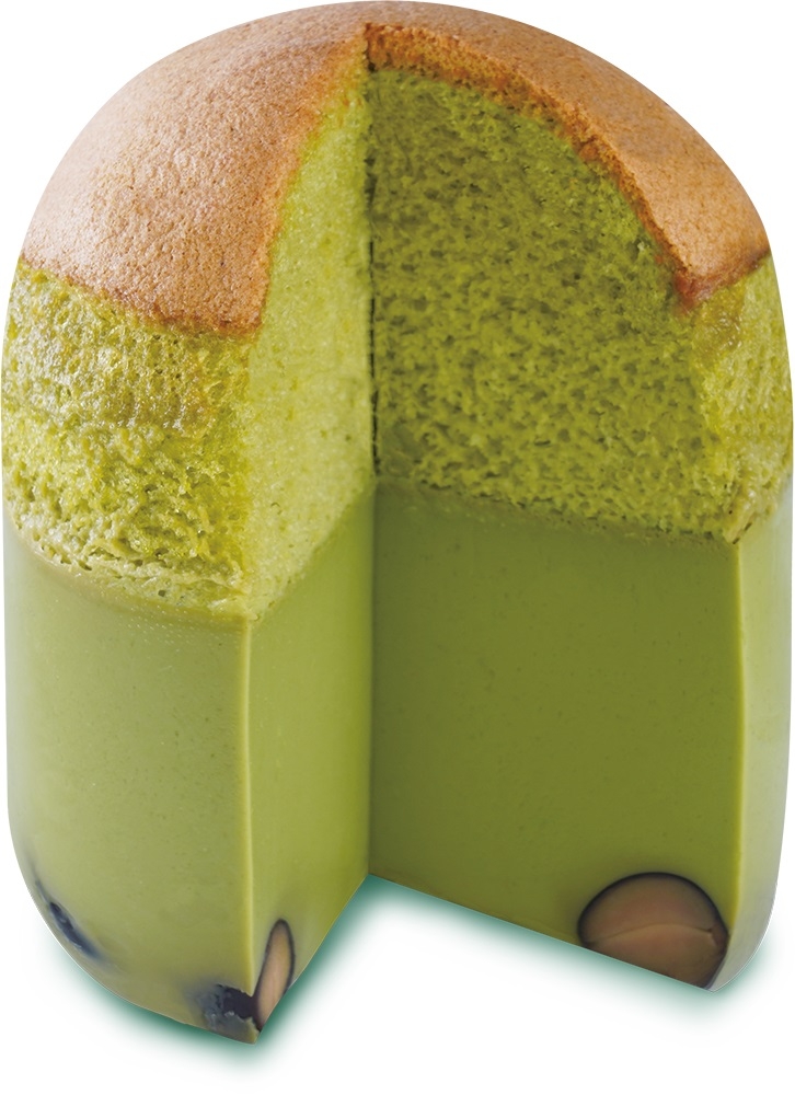 全聯「抹茶黑豆布丁燒」