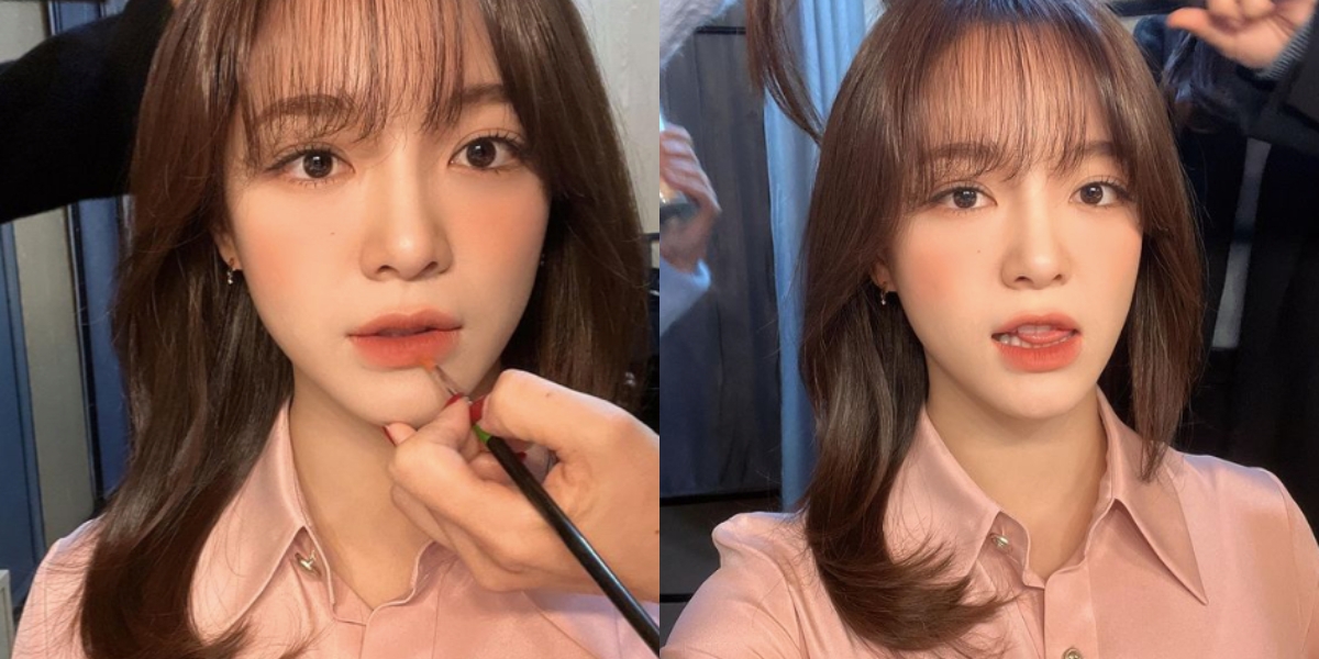 《社內相親》金世正妝容重點4：好氣色霧感蜜桃唇