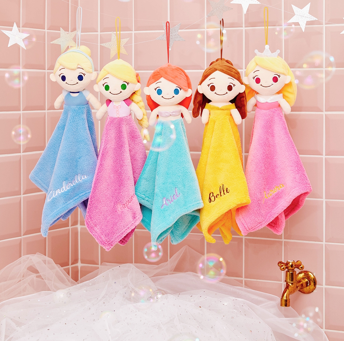 公主玩偶擦手巾