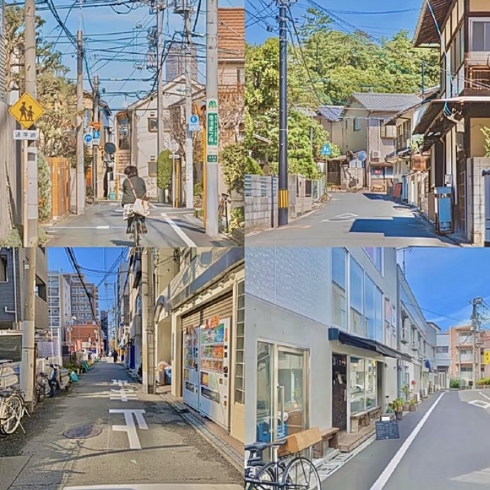 調色參數2:奶油街景