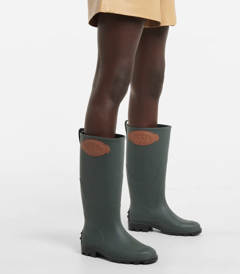 Tod's logo-patch rain boots，約 $NT13,000