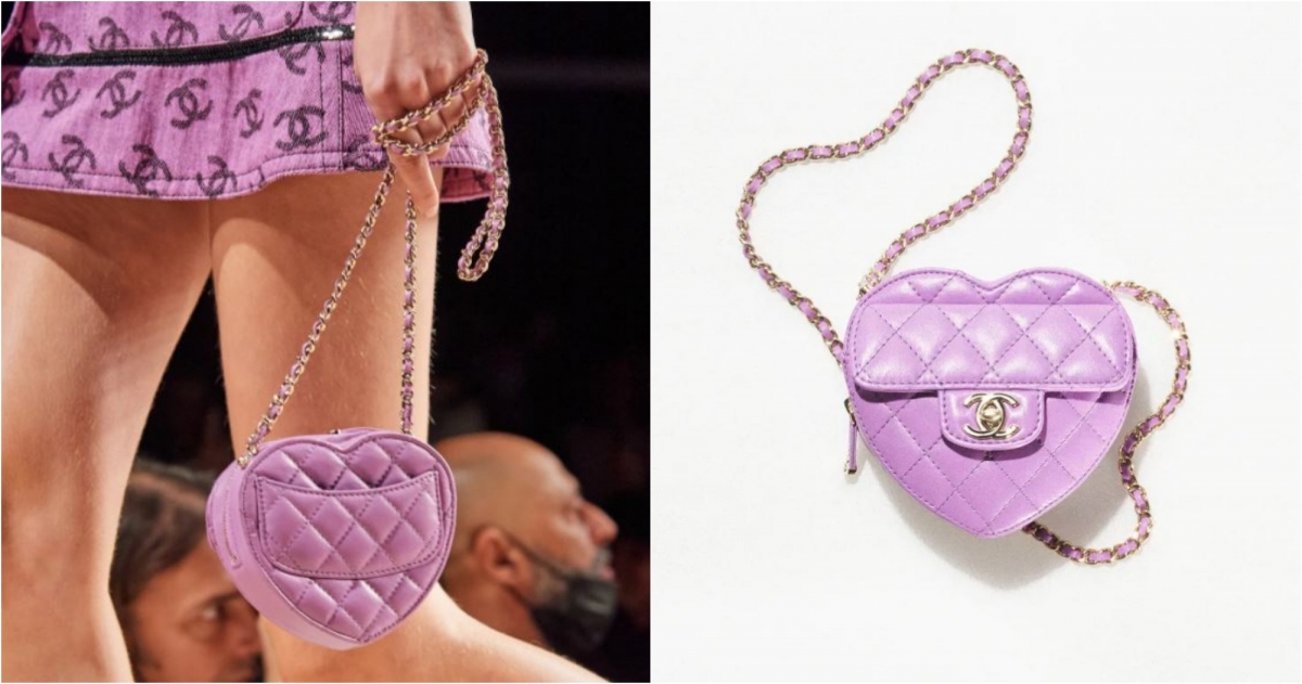 CHANEL鍊子愛心形包，NT$99,100 