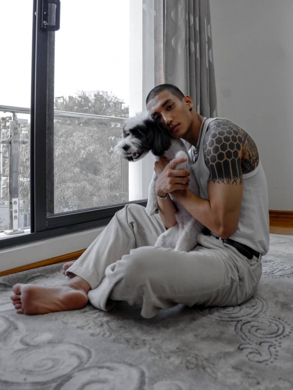 Paing Takhon喜愛貓狗