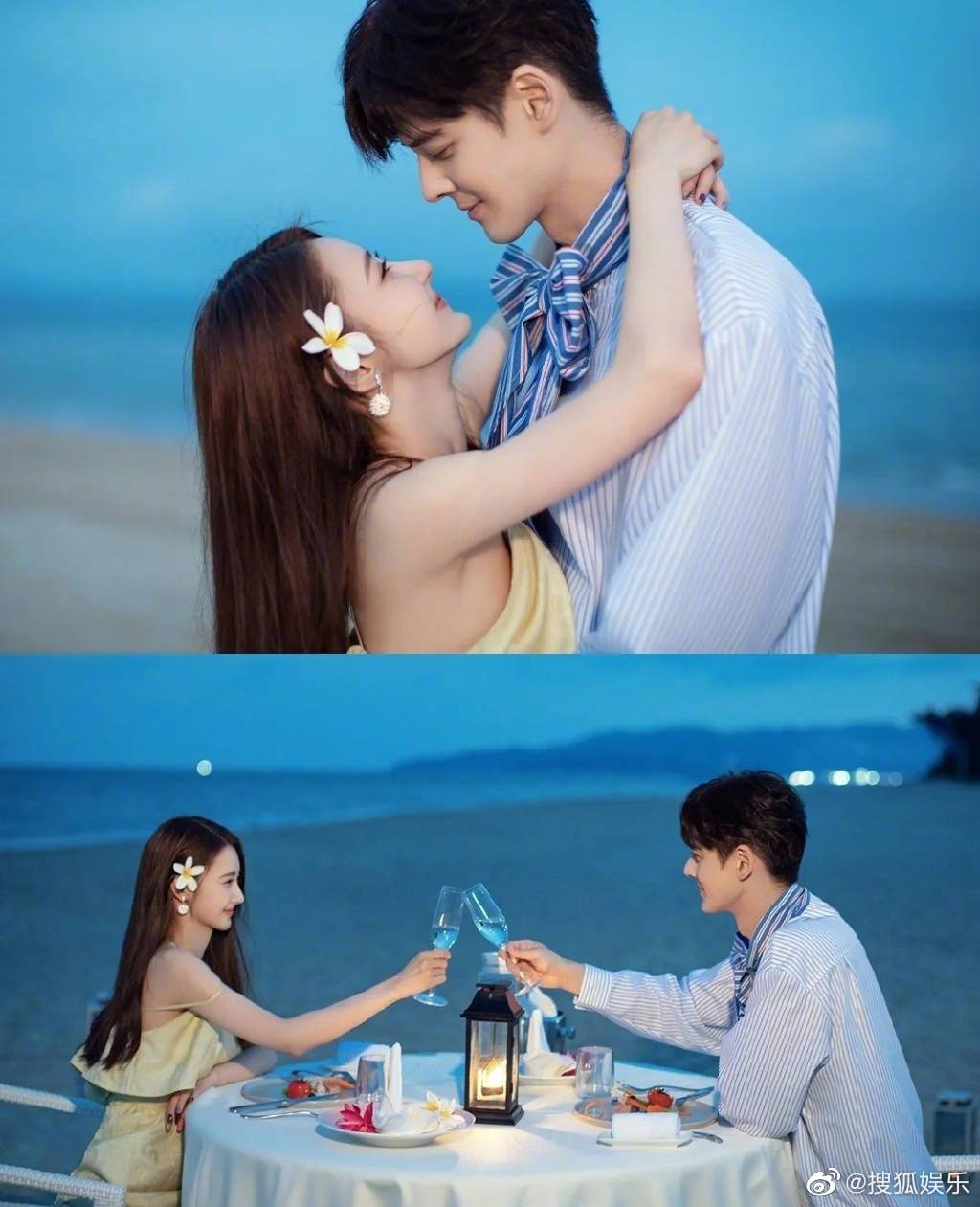 郭品超與馬澤涵的三亞婚紗照