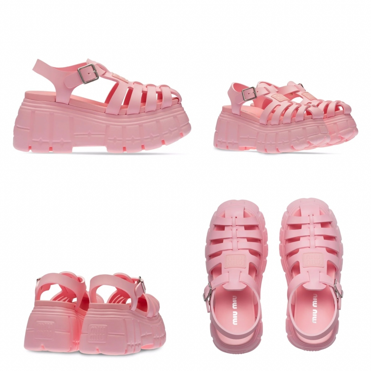 Miu Miu Eva Platform Sandals,NT$2,2500