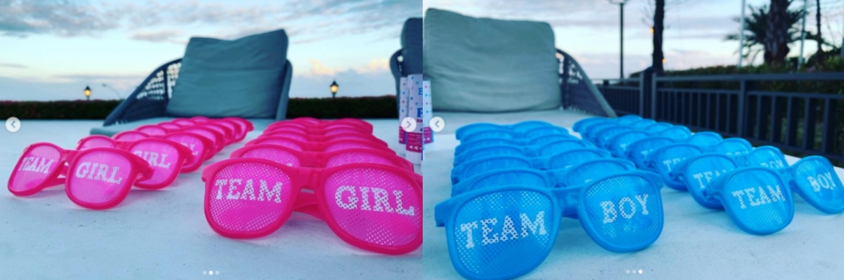 昆凌日前曬出猜測寶寶性別派對的照片。