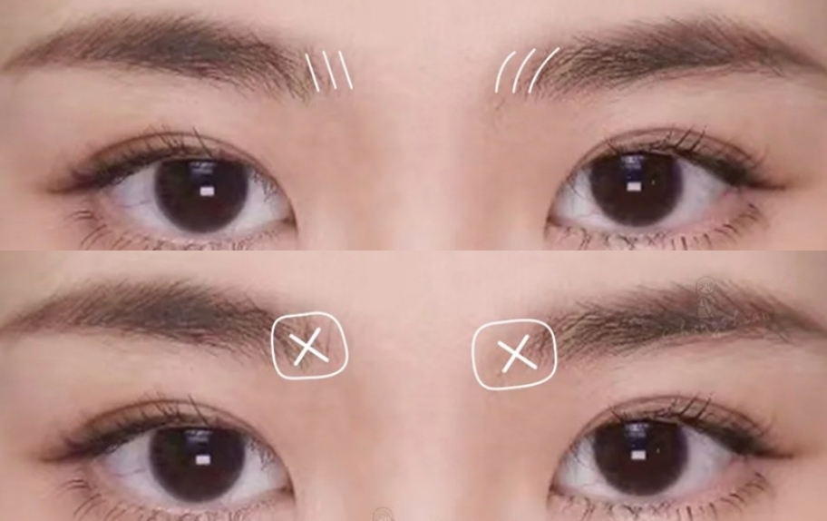 萬用眉毛畫法2:確認眉頭距離