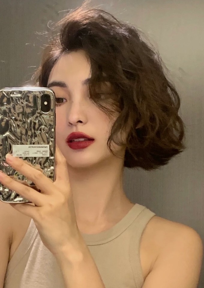 復古捲X耳下短髮