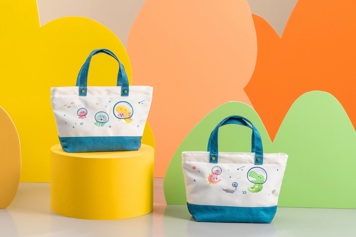 卡娜赫拉的小動物-漫遊恐龍星空帆布袋