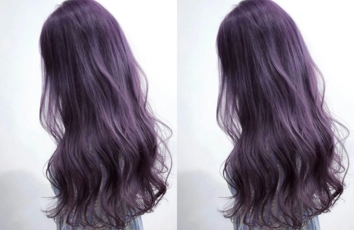 2022春夏髮色推薦2：煙燻迷霧紫