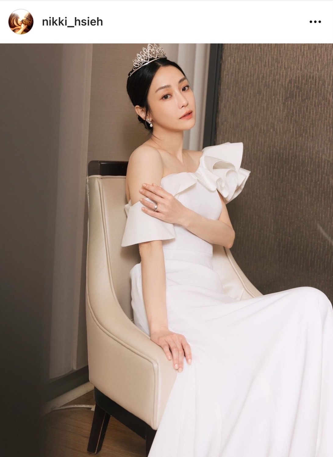 謝欣穎坦言女孩子都會嚮往婚姻