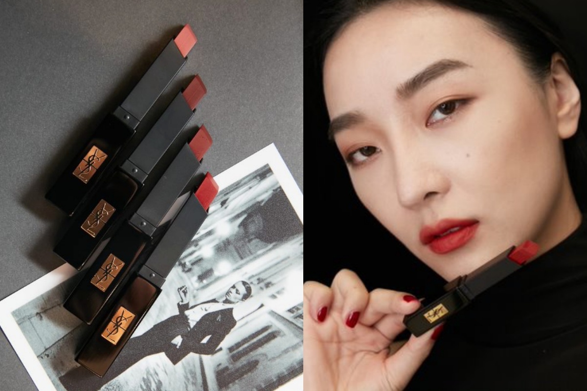 黑絲絨煙管唇膏-禁忌緋紅系列(#1966 罌粟緋紅)