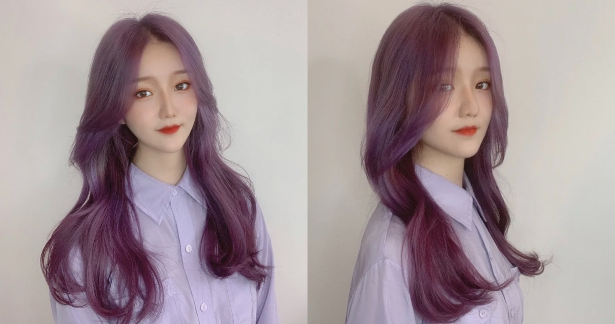 2022春夏髮色推薦1：莓果紫色