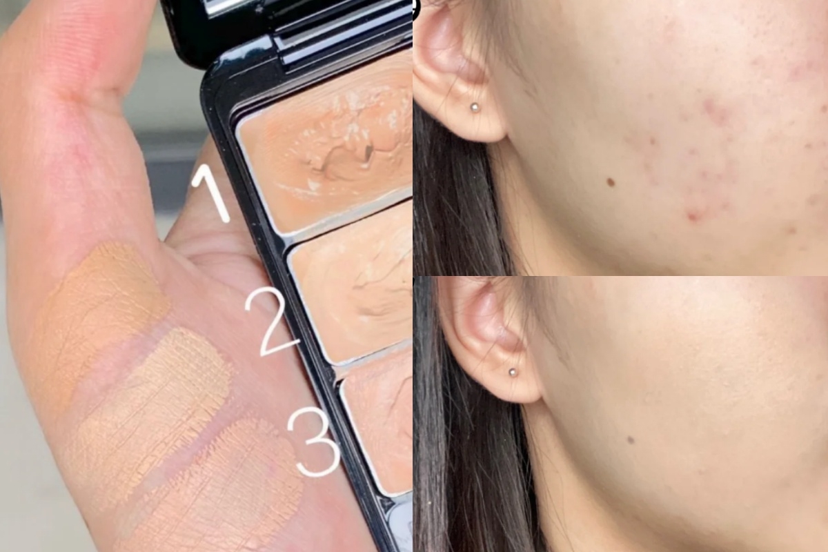 #痘疤痘印遮瑕方法