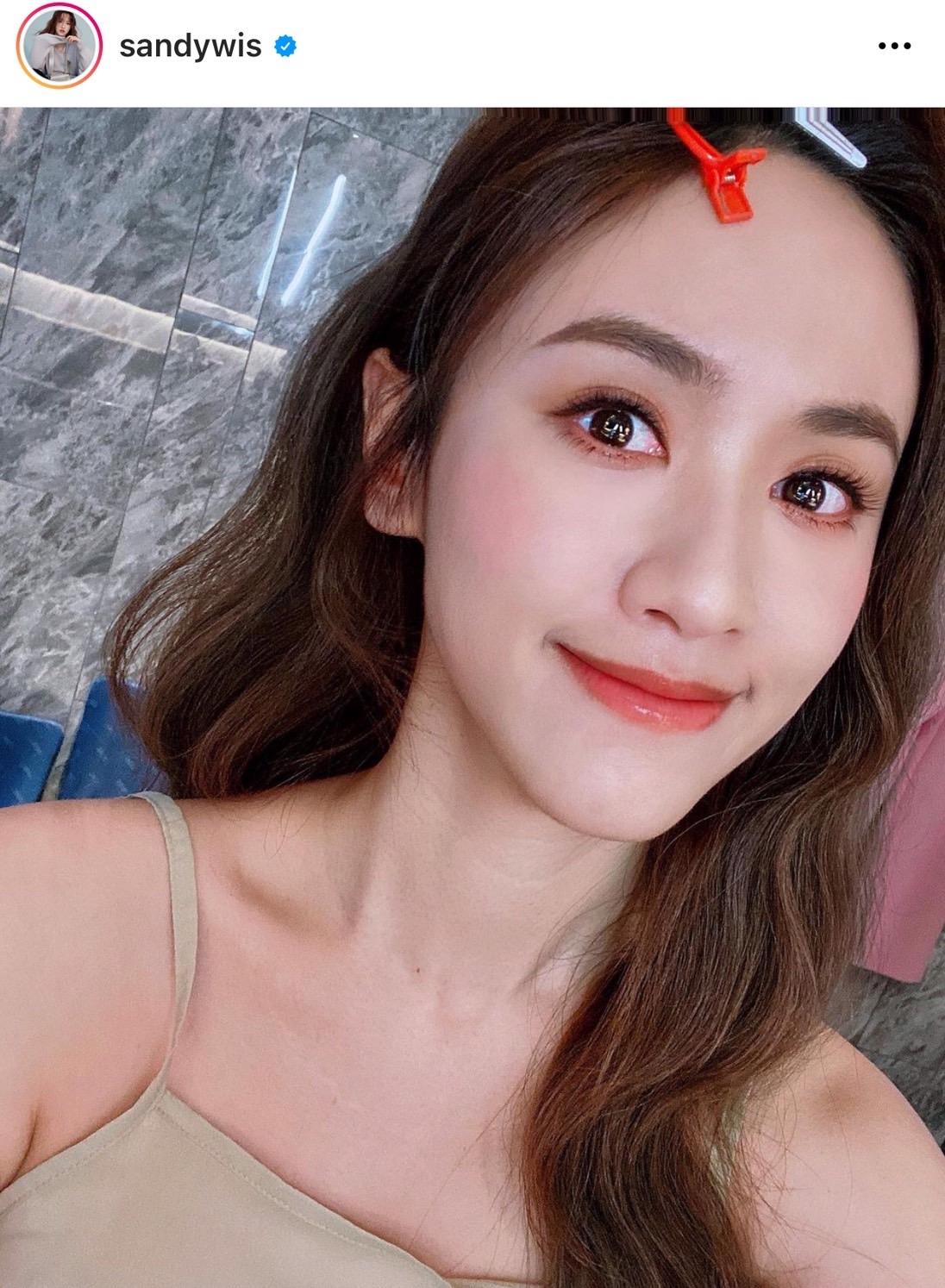 Sandy正能量陽光性格擄獲許多粉絲