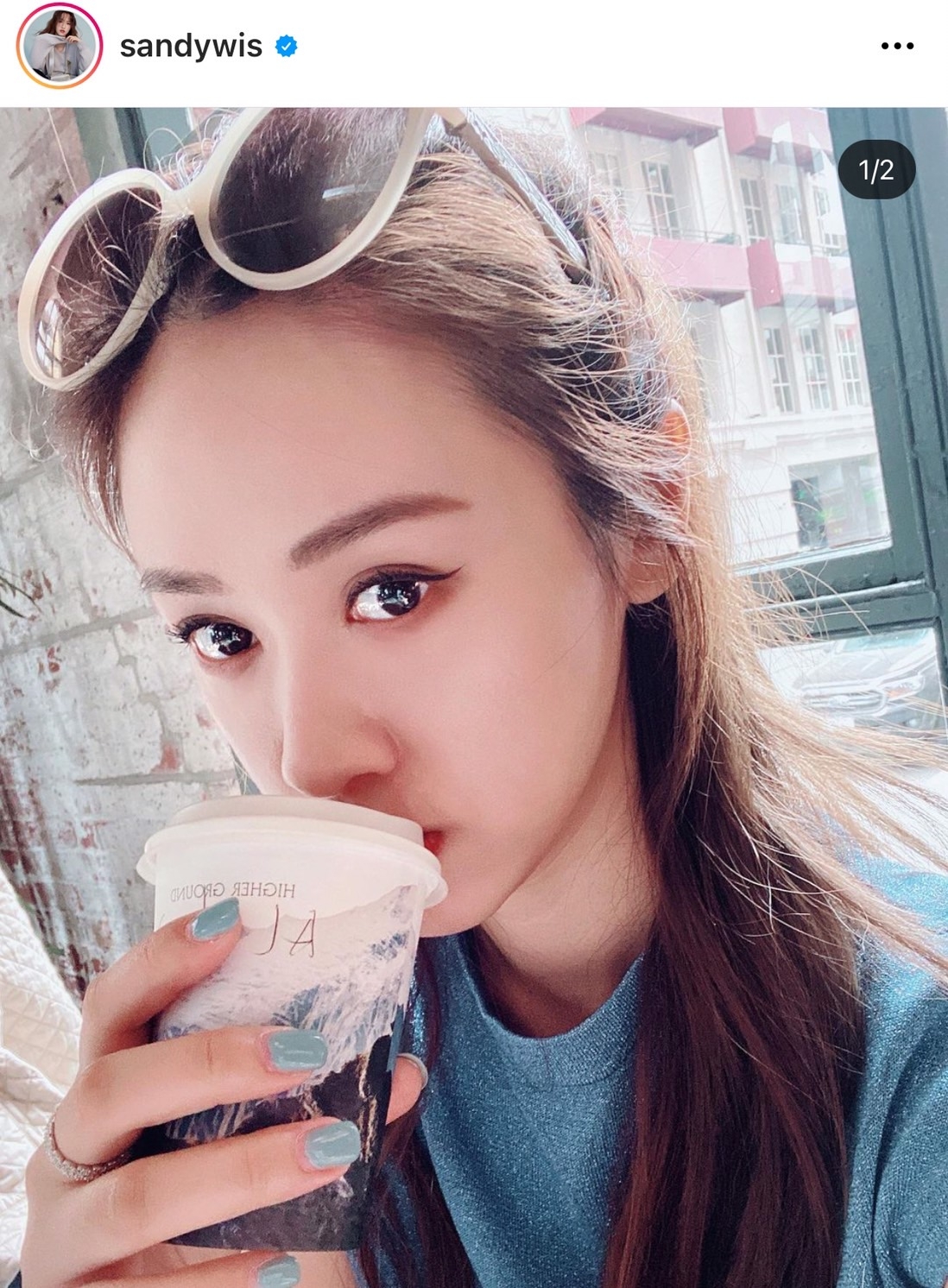 Sandy不喜歡被貼靠爸標籤