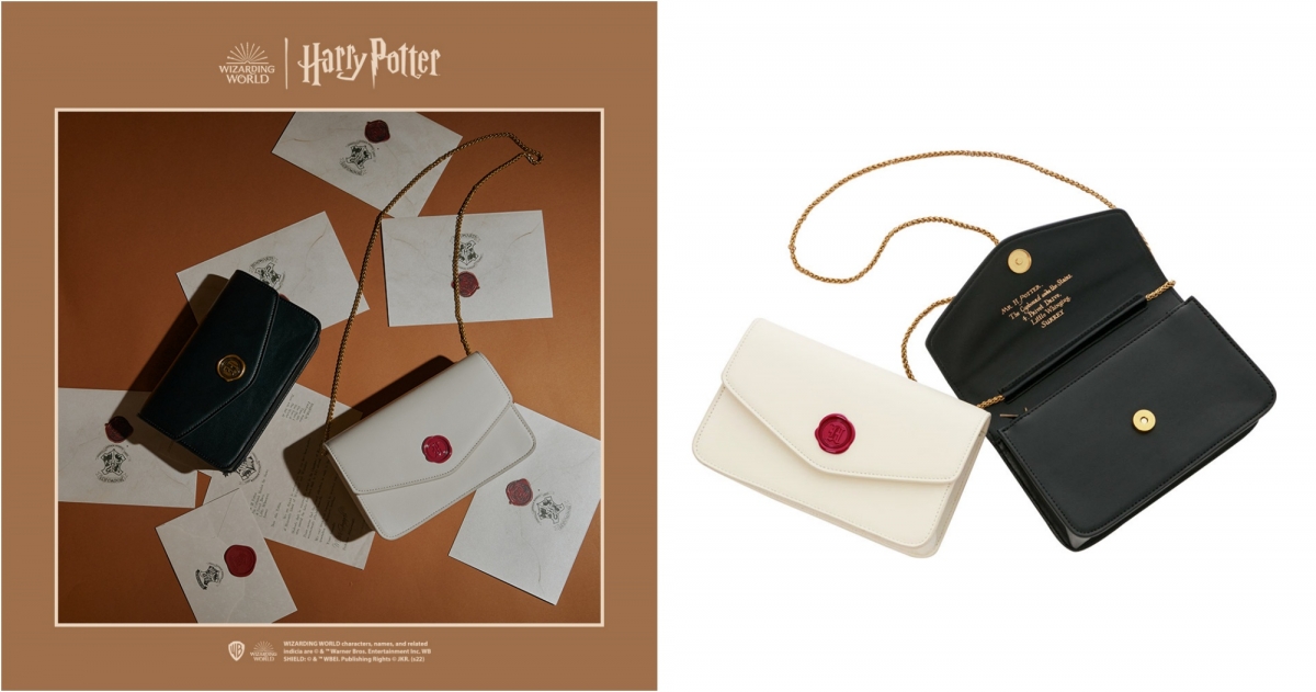 Grace gift-哈利波特霍格華茲信封2WAY鍊條包，NT$1480