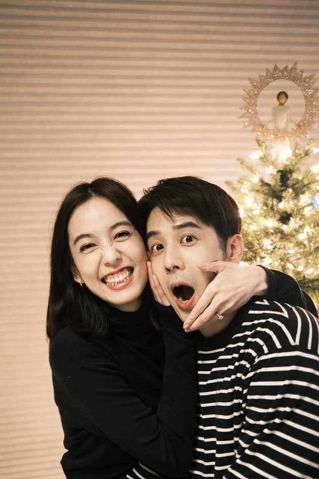 陳庭妮與胡宇威可愛放閃