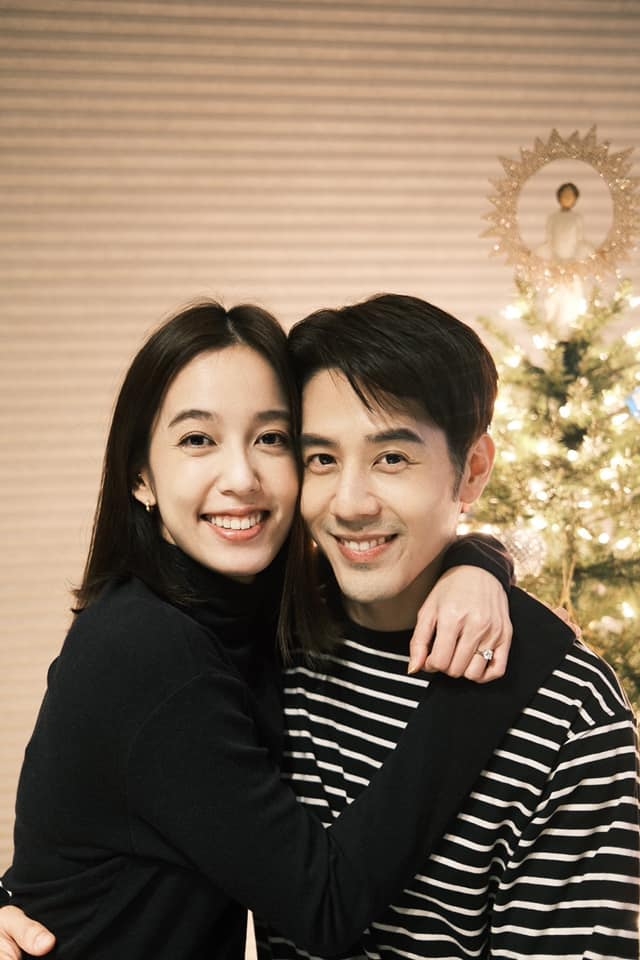 陳庭妮與胡宇威年初傳喜訊