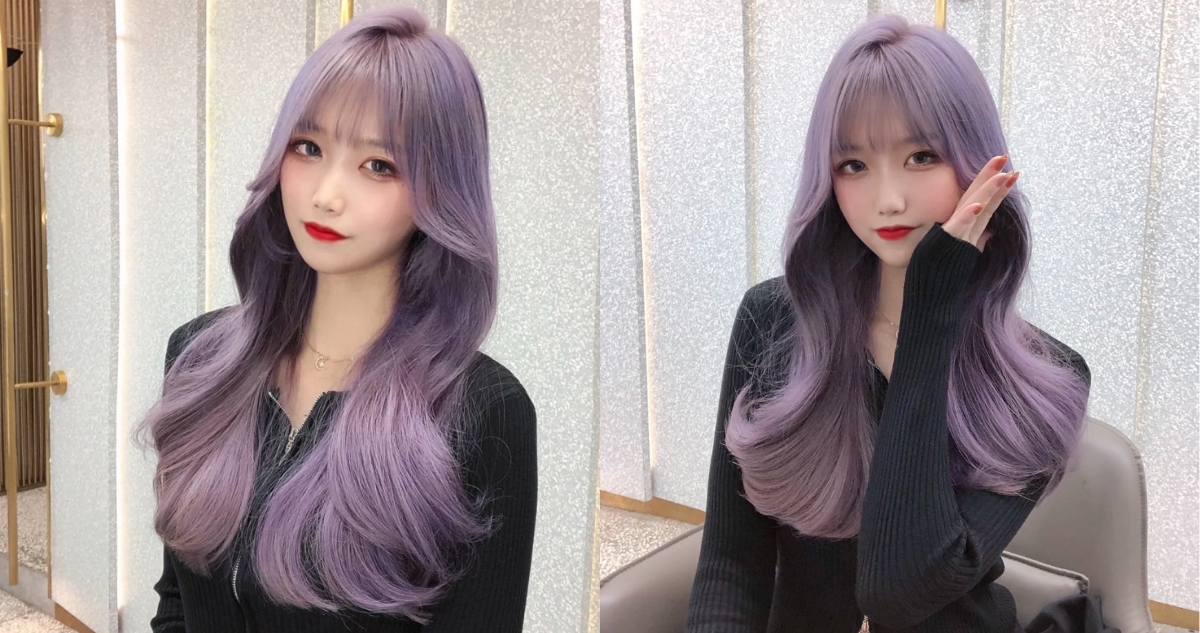 2022春夏髮色推薦2：煙燻迷霧紫