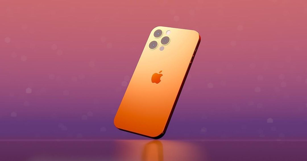iPhone 14日落暖橘