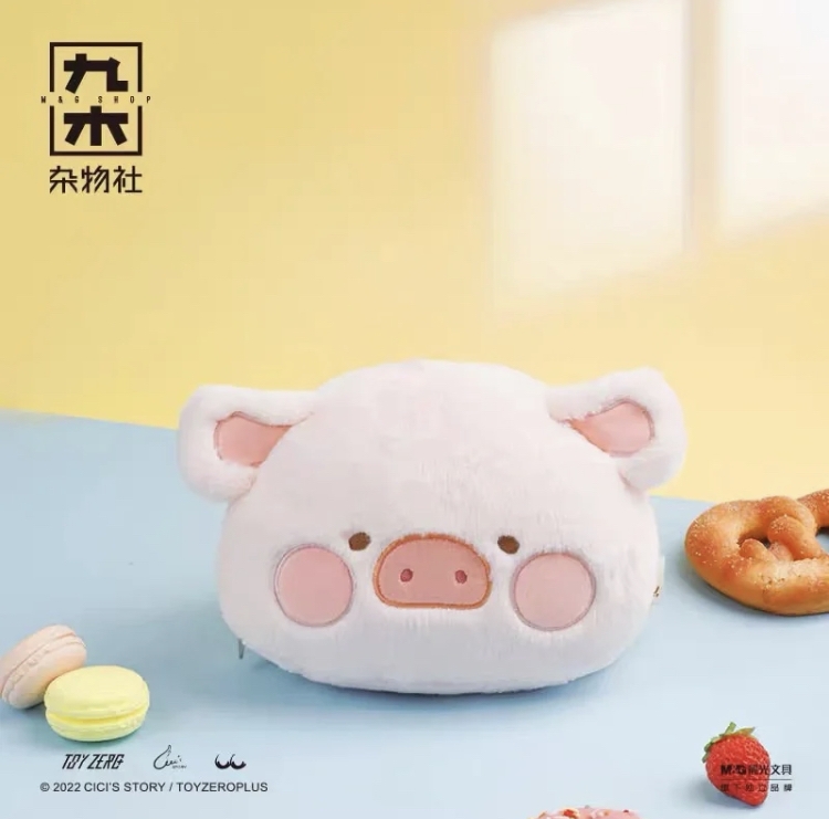 LuLu豬枕頭附眼罩