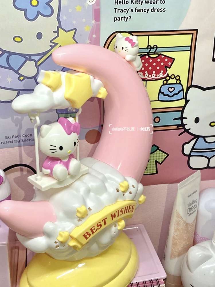 Hello Kitty月亮小夜燈外觀