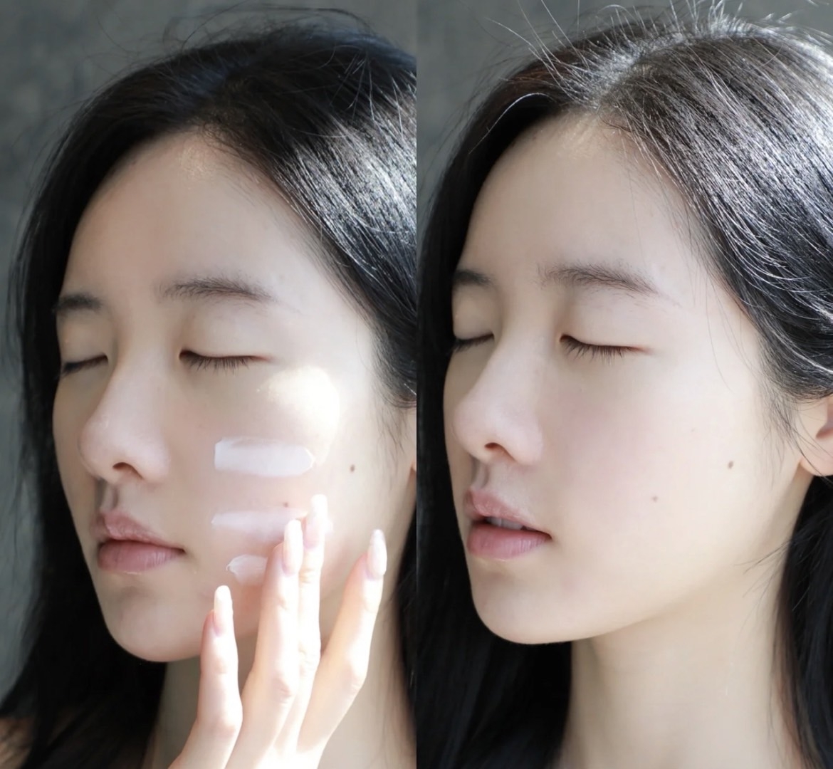 正確防曬步驟3：防曬「由內朝外」均勻塗抹