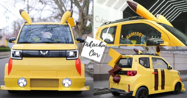 收編啦！mini「皮卡丘車車」爆萌推出～超立體耳朵+閃電尾巴融化指數破表♡