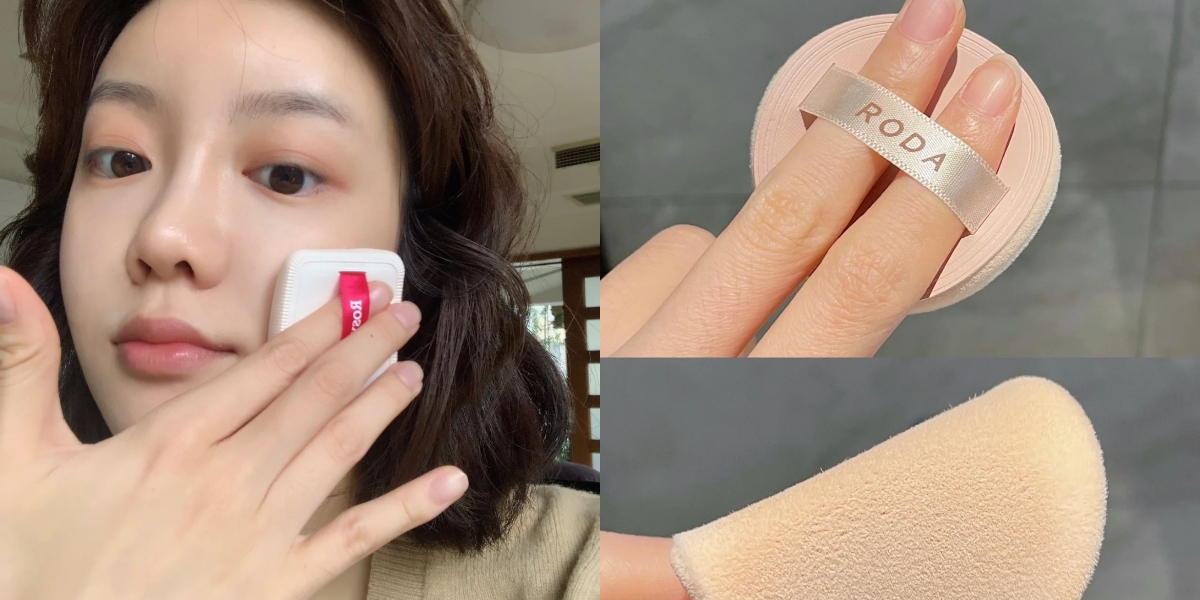 正確氣墊粉餅用法3:餘粉「分層式拍開」