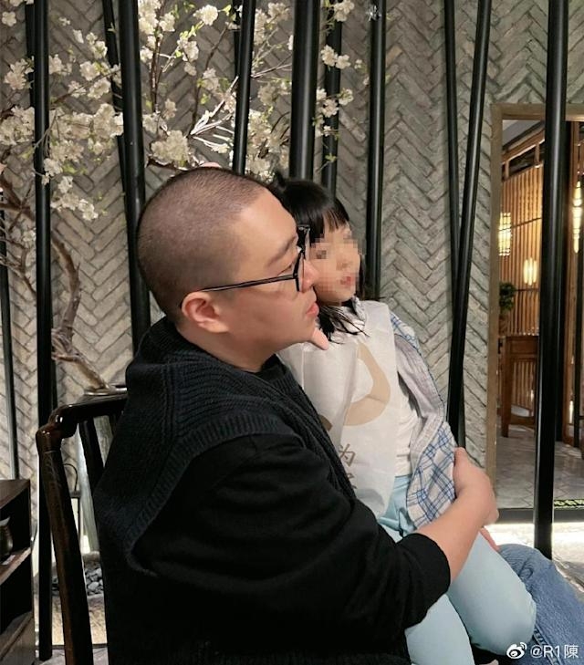 郝劭文將老婆的7歲女兒視如己出