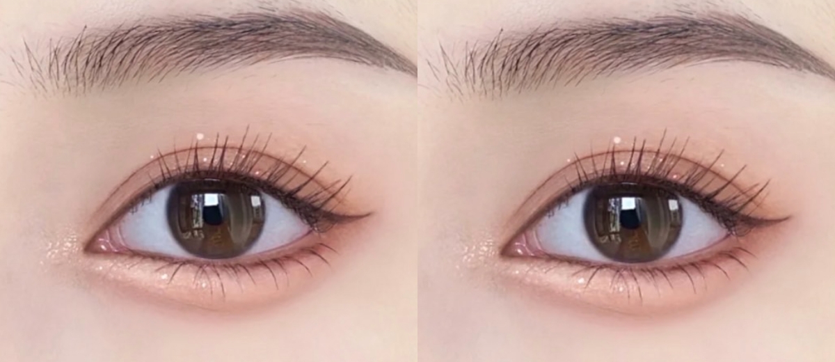 杏仁形眼影教學3：珠光提亮眼皮中央、臥蠶