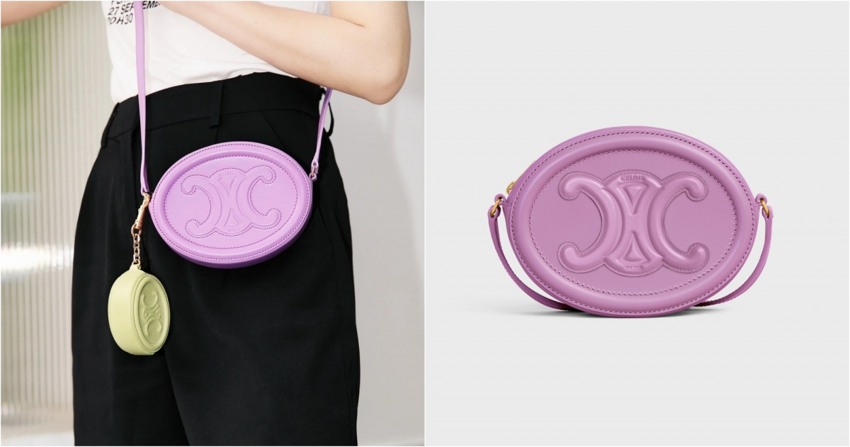 CELINE_CUIR TRIOMPHE橢圓小牛皮革肩背包_NTD41,000