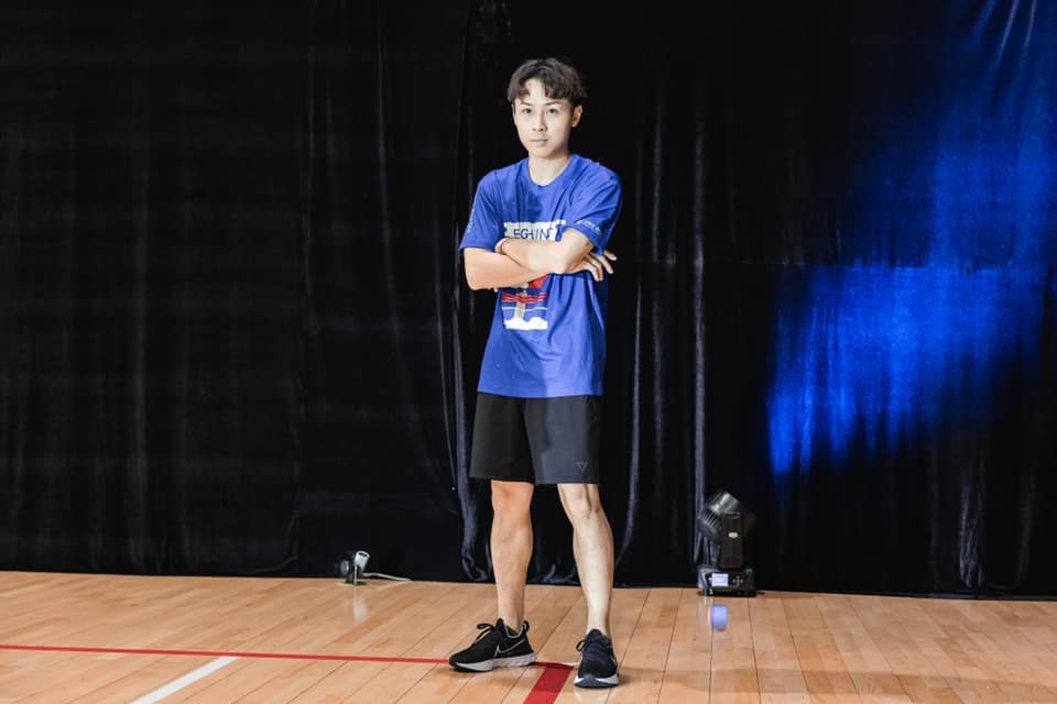 顏佑庭身高168公分卻有超強的彈跳力