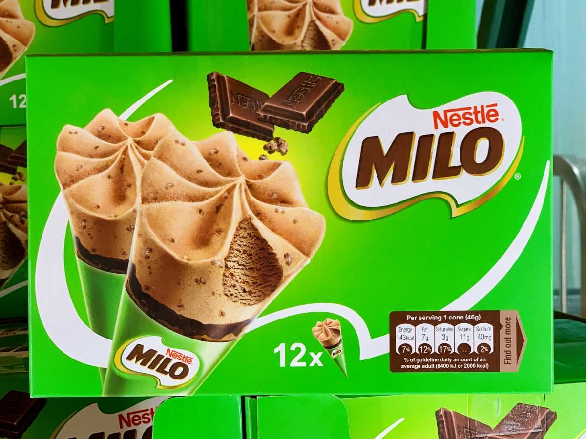 雀巢美祿巧克力麥芽甜筒