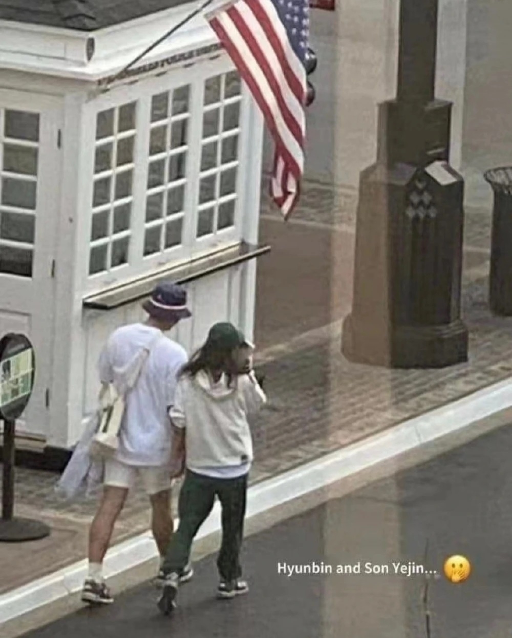 網友在美國偶遇玄彬與孫藝真